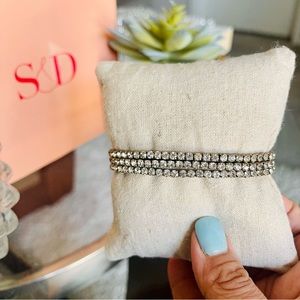 Stella & Dot | Bracelets | Crystal Stretch Bracelet Set of 3